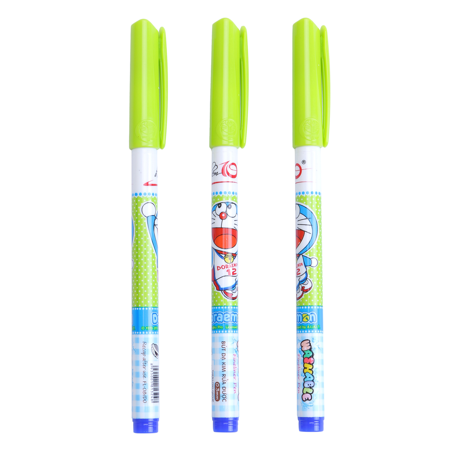 [HCM]Bút lông kim Tím Thiên Long 08 Doraemon (combo 10 cây/ hộp)