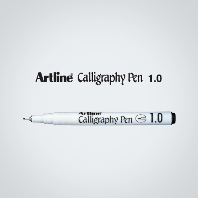 Bút viết thư pháp Artline Calligraphy EK-241 - Chisel tip 1.0mm - Màu đỏ (Red)