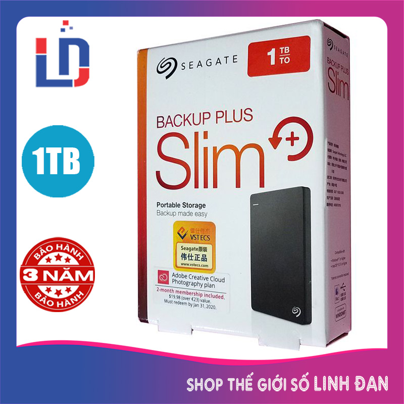 Ổ cứng di động Seagate backup plus 4TB 2TB 1TB - Seagate TH