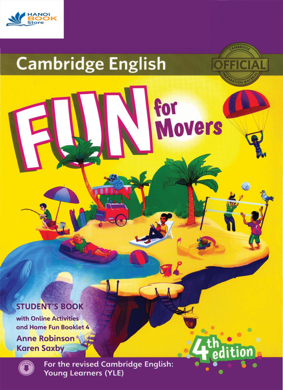 Fun for movers students book 4th - sách màu - Hanoi bookstore