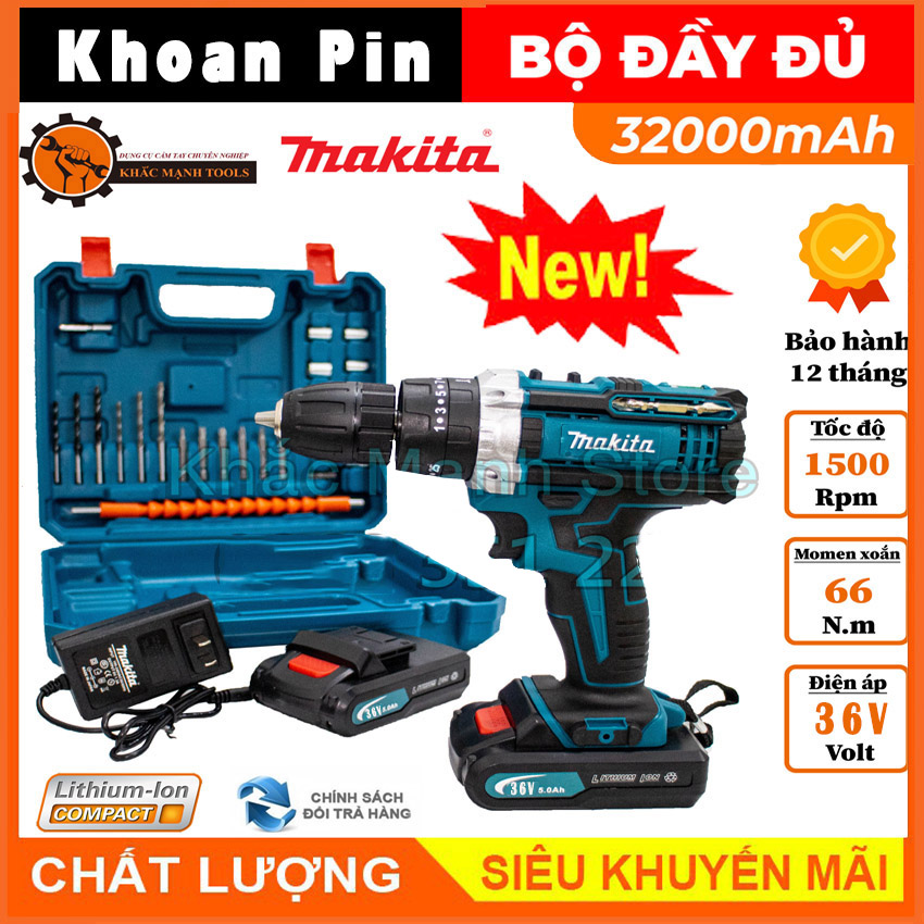 Khoan pin 36v