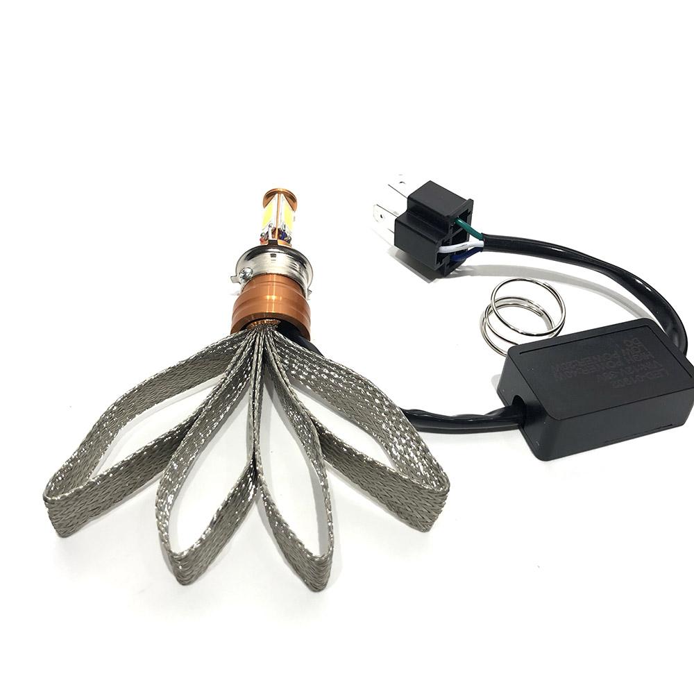 [HCM]Đèn Pha Led M5 3 Tim Đuôi Tản Nhiệt [ Sáng Trắng ]