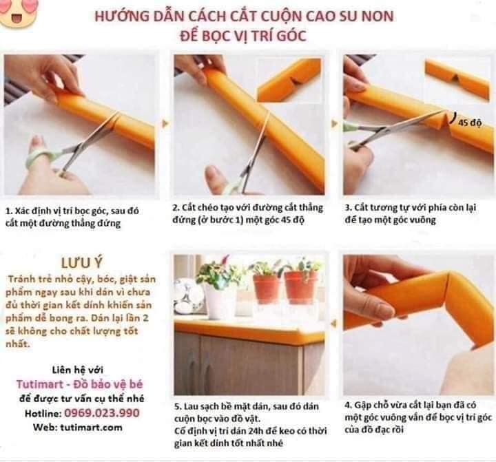CUỘN XỐP BỌC GÓC BÀN