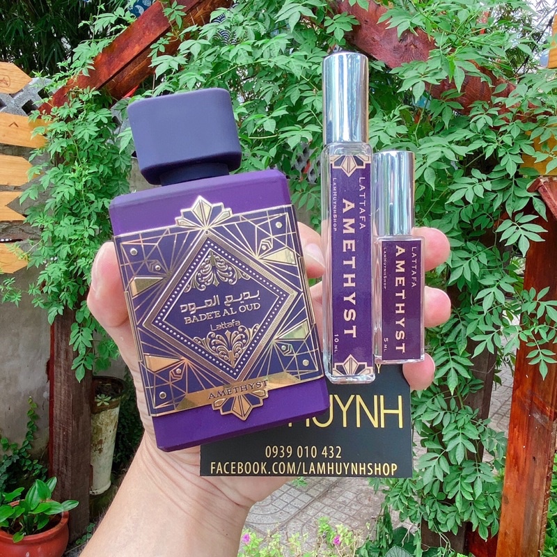 Mẫu Thử Nước Hoa LATTAFA BADE'E AL OUD AMETHYST 5ml - 10ml