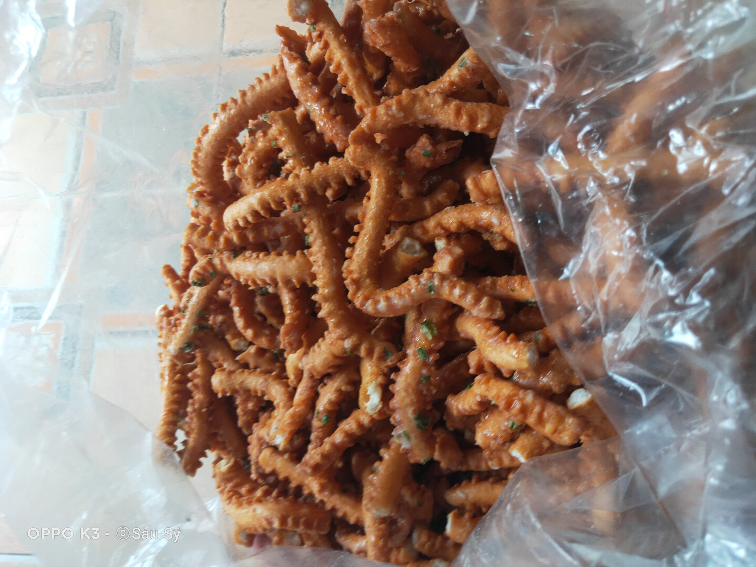 Bim bim cân quẩy sâu đường gói 500g