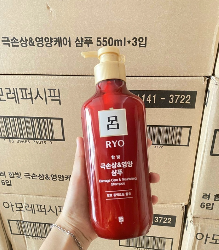 Bộ dầu gội Ryo đỏ, nâu, xanh 500ml