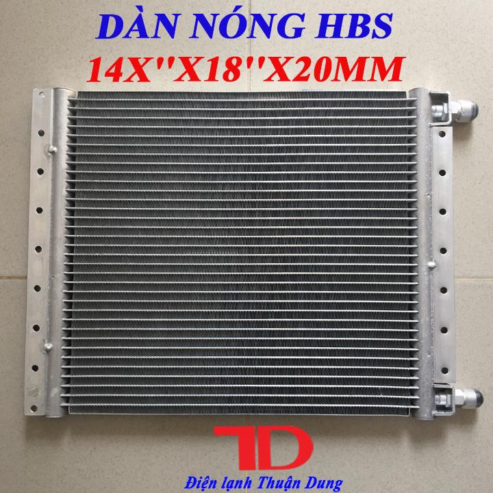 Dàn Nóng HBS 14x18 inch 36x46 cm dày 20mm và dày 32mm Dàn Nóng Điều Hòa Ô Tô - Điện Lạnh Thuận Dung