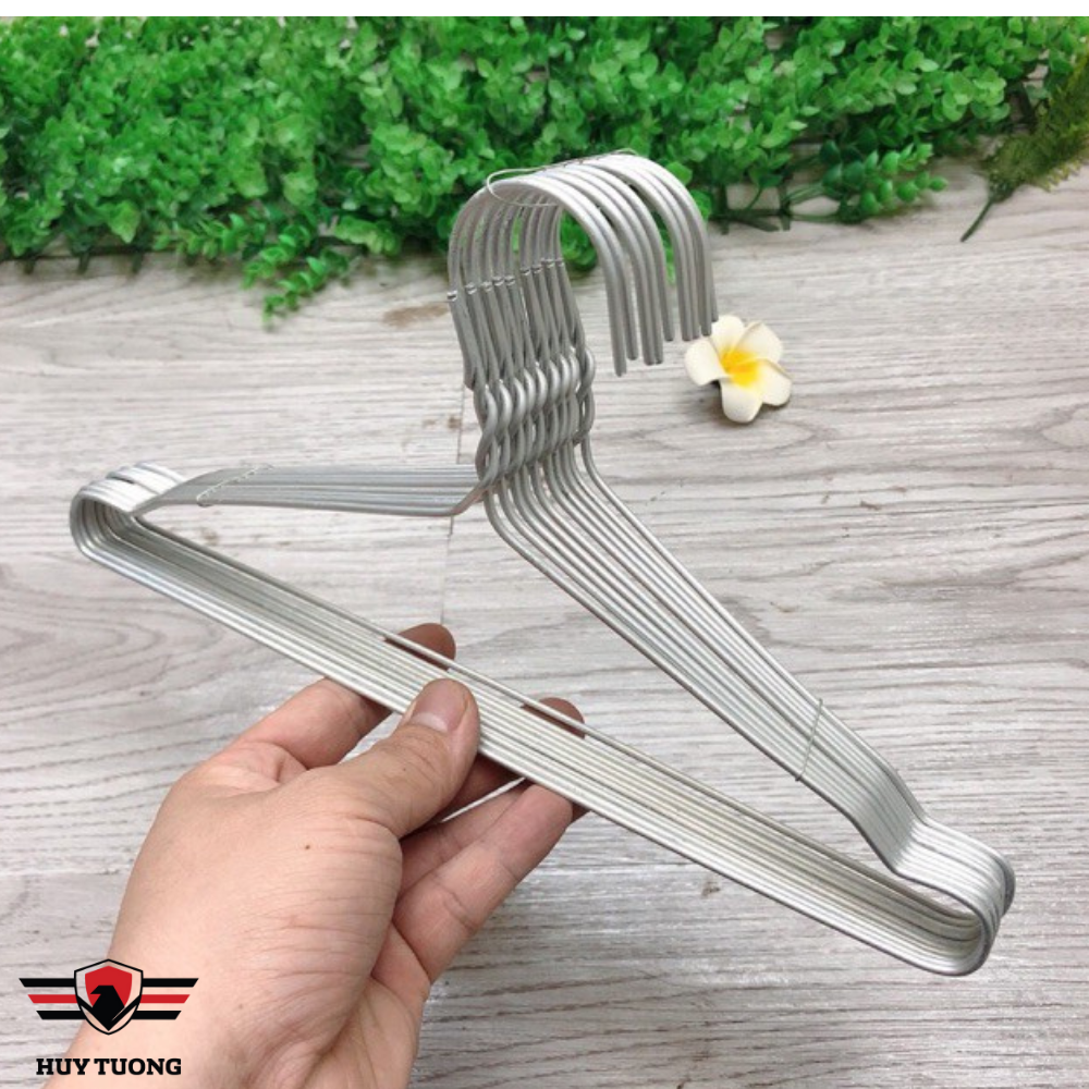 Bộ 20, 50 móc treo áo quần trẻ em, móc phơi đồ trẻ em nhôm cao cấp, móc phơi đồ cực kỳ chắc chắn - Huy Tưởng