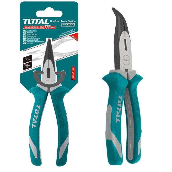 6" kìm nhọn mũi cong total tht24616