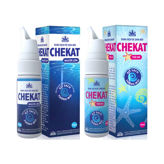 Dung dịch vệ sinh mũi chekat 75ml