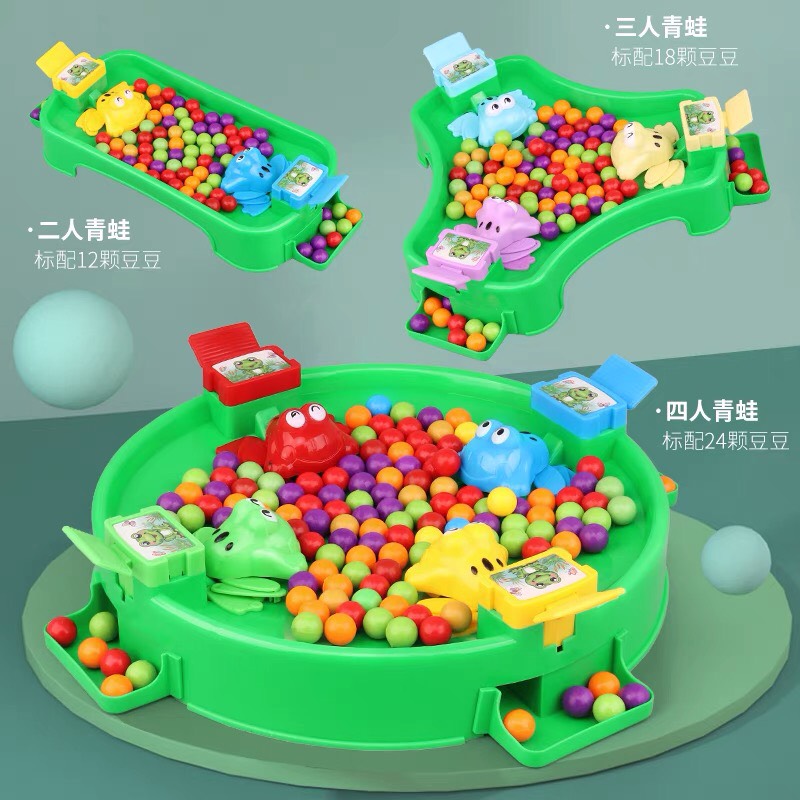 Đồ Chơi Trẻ Em Mô Hình Ếch Ăn Kẹo ( Bộ lớn dành cho 4 người chơi)