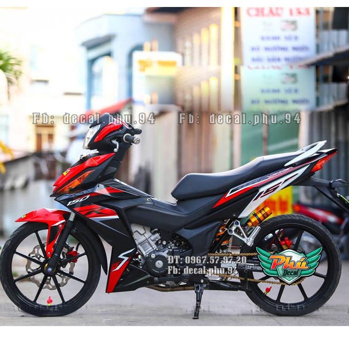 Tem rời Winner 150 R đỏ đen trắng (P)