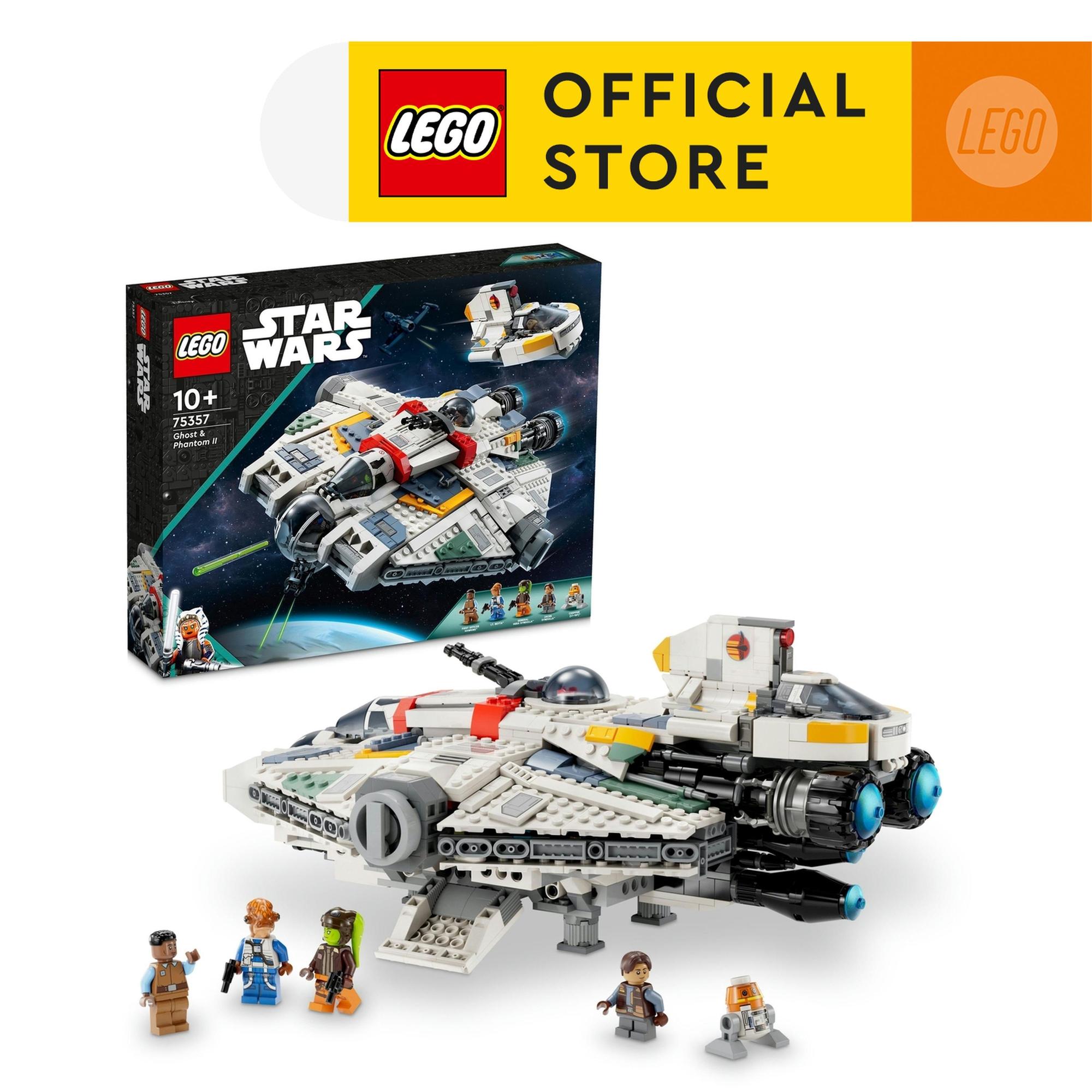 [ĐỘC QUYỀN LAZADA] LEGO STAR WARS 75357 Đồ chơi lắp ráp Tàu Vũ Trụ Ghost & Phantom II (1394 chi tiết)