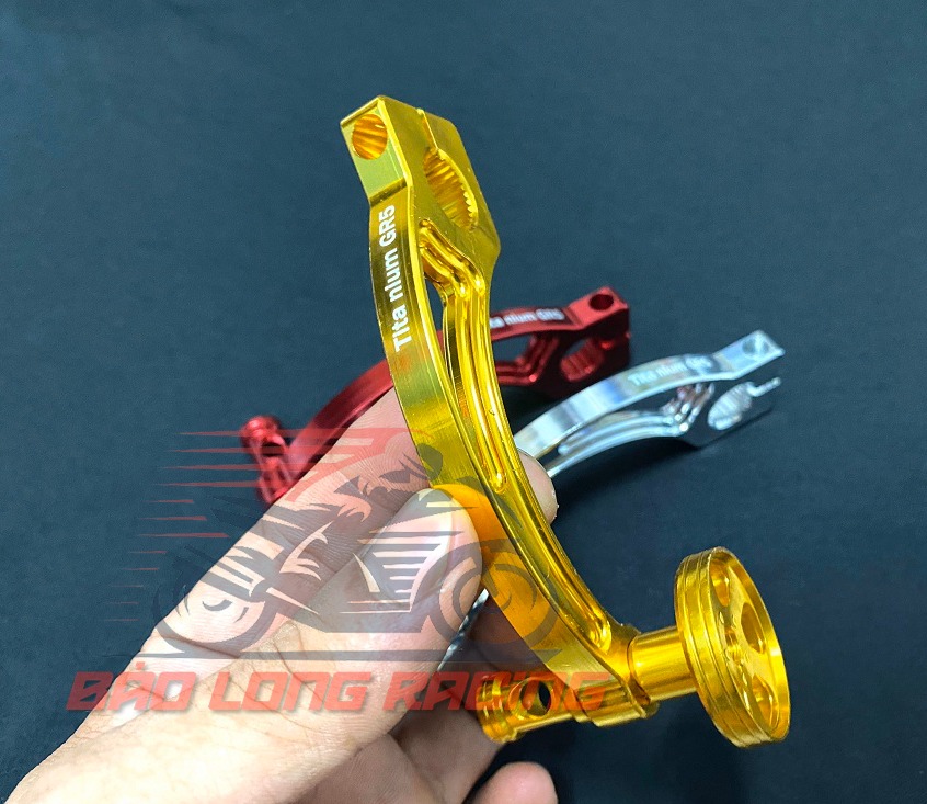 Càng thắng Cong CNC Xi Titan GR5 Gắn Mọi loại xe máy,Vario,Airblade,Wave dream...pát thắng CNC