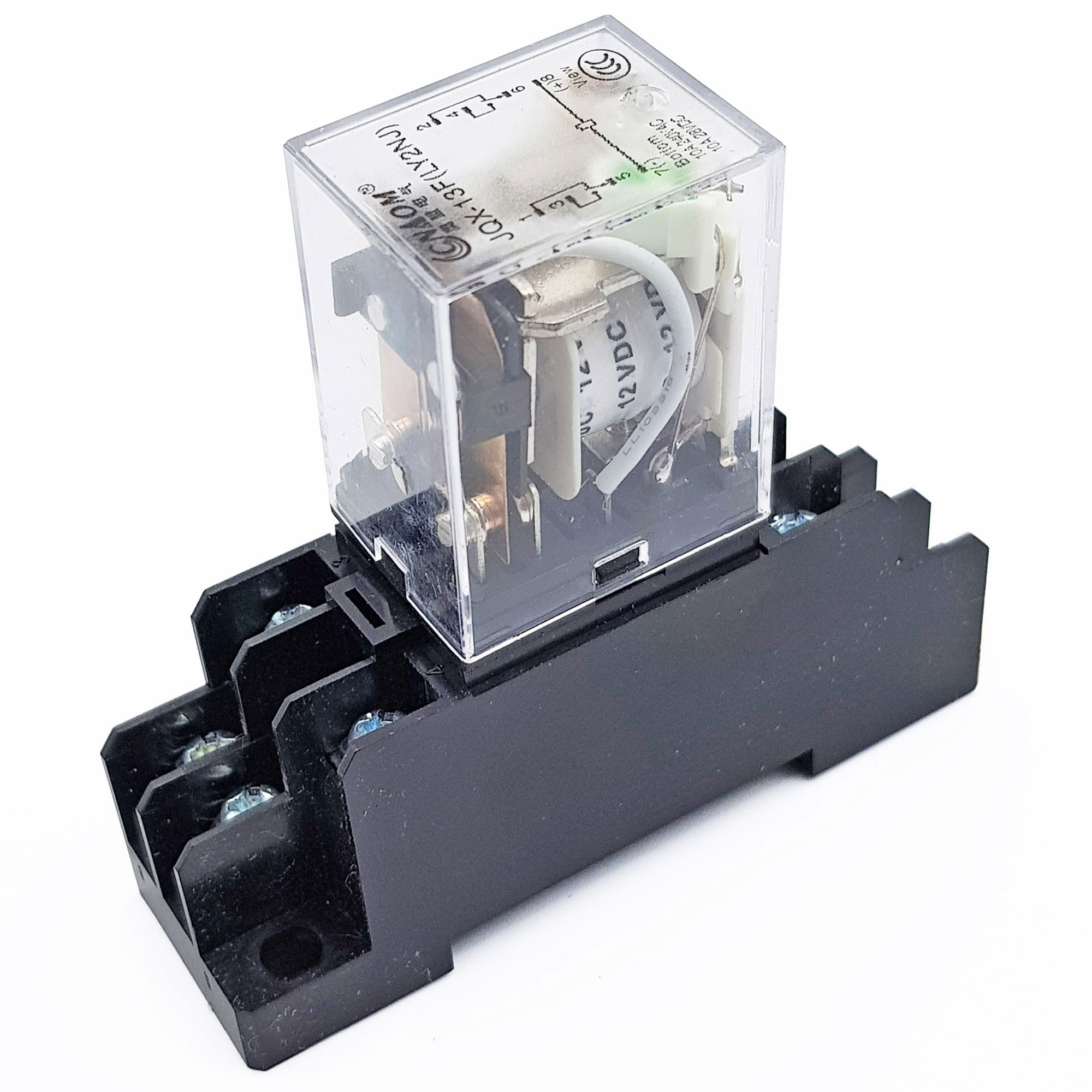 Relay trung gian HH62P 12VDC, 12VAC, 24VDC, 220VAC
