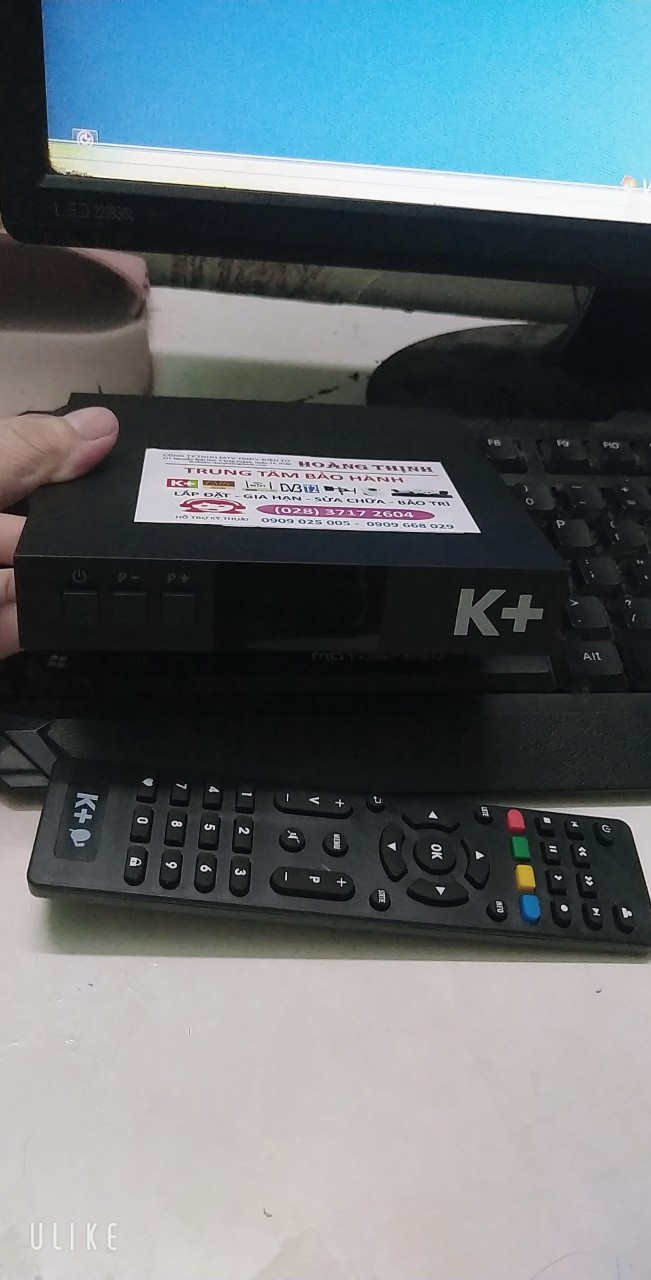 [HCM]Điều khiển K+ - Remote đầu thu K+ HD MỚI NHẤT
