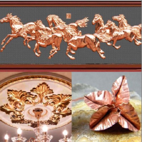 100 Lá Dát Vàng Đồng (9cmx 9cm) - Trường Thịnh Sài Gòn