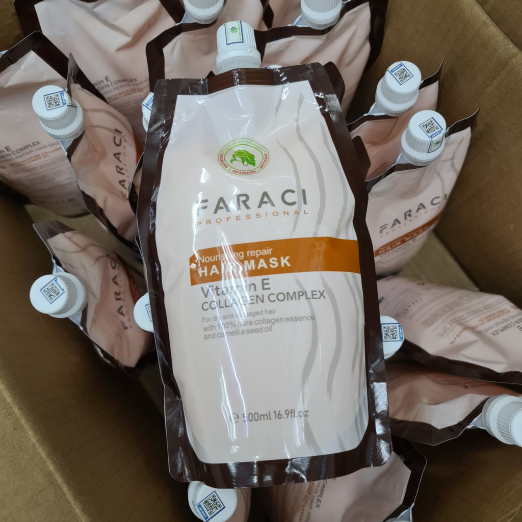 (Chính hãng công ty) HẤP COLLAGEN SIÊU MỀM MƯỢT FARACI 500ML
