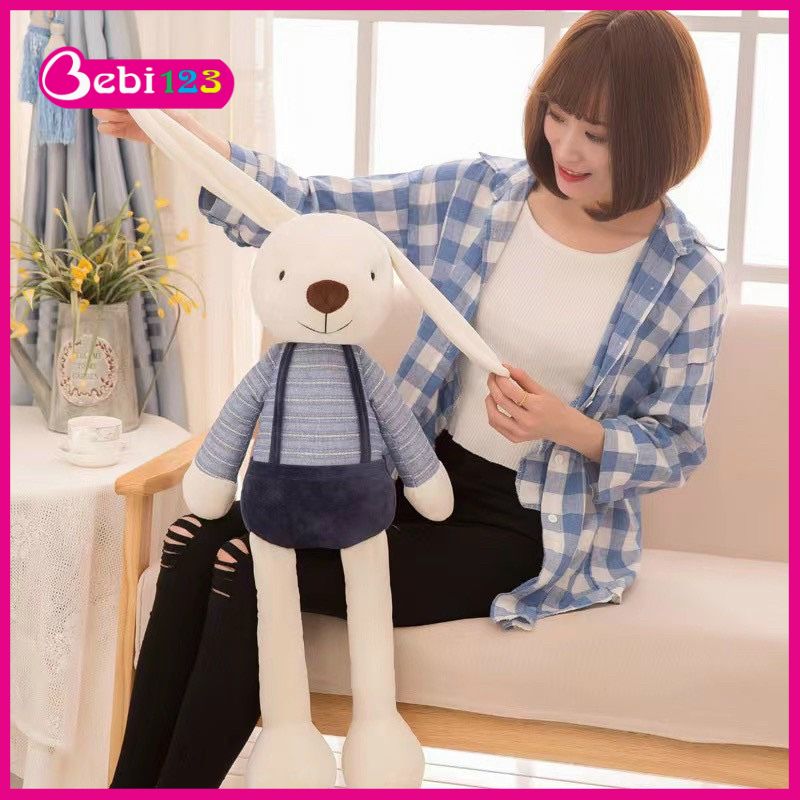 (Loại đẹp) Thú bông Thỏ tai dài siêu đáng yêu cho bé