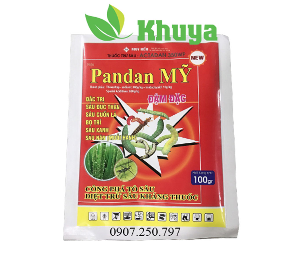 Thuốc trừ sâu ACTADAN 350WP Pandan Mỹ 100gr Diệt Sâu Kháng
