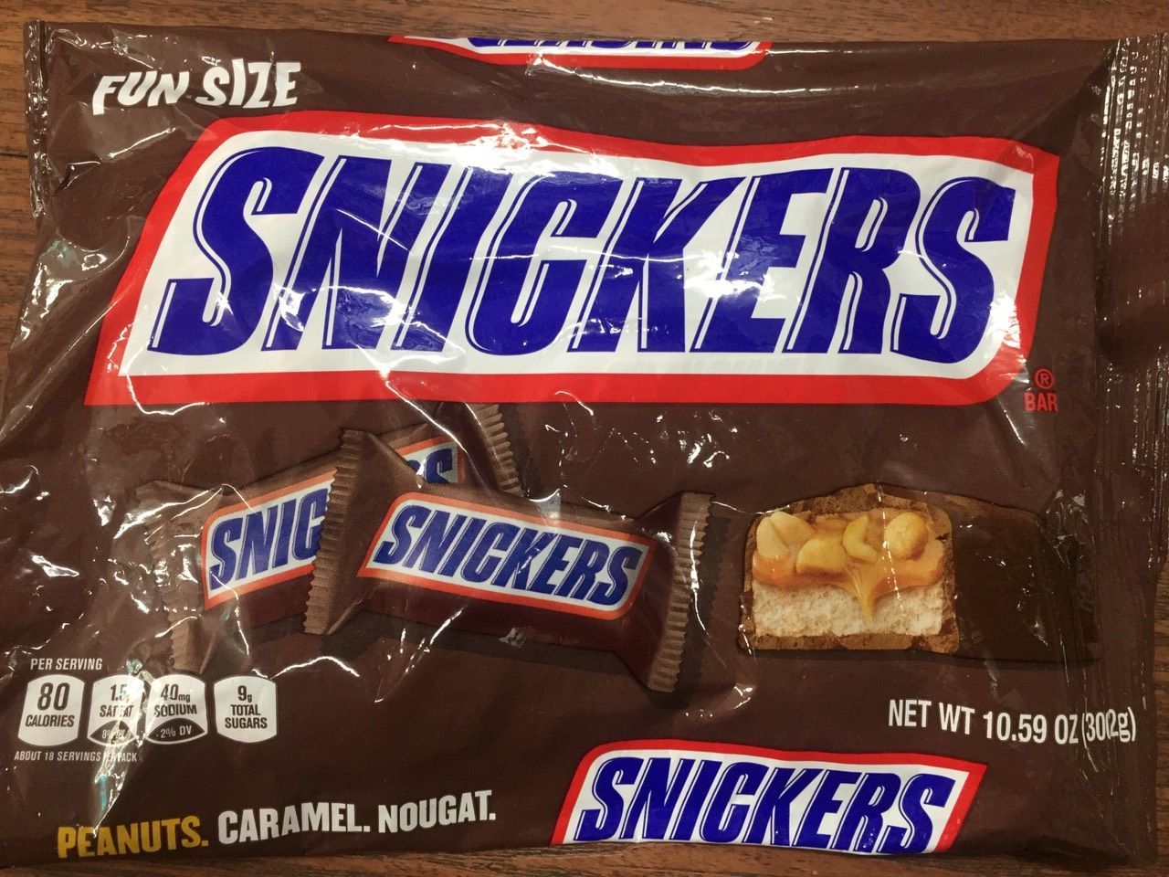 Socola Snickers - Peanuts, Caramel, Nougat (300.2g) Hàng Nhập Mỹ (HSD T01/2026)