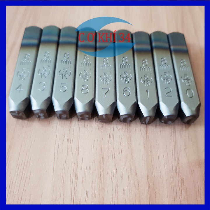8mm Numbering Punch Set - Forward