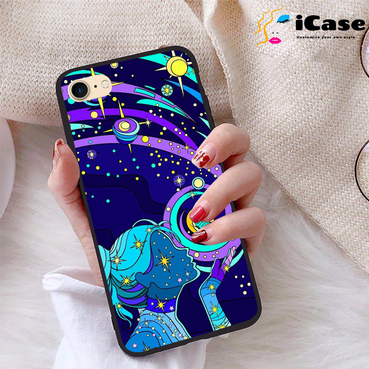 Ốp lưng iPhone 7 viền dẻo TPU BST Purple