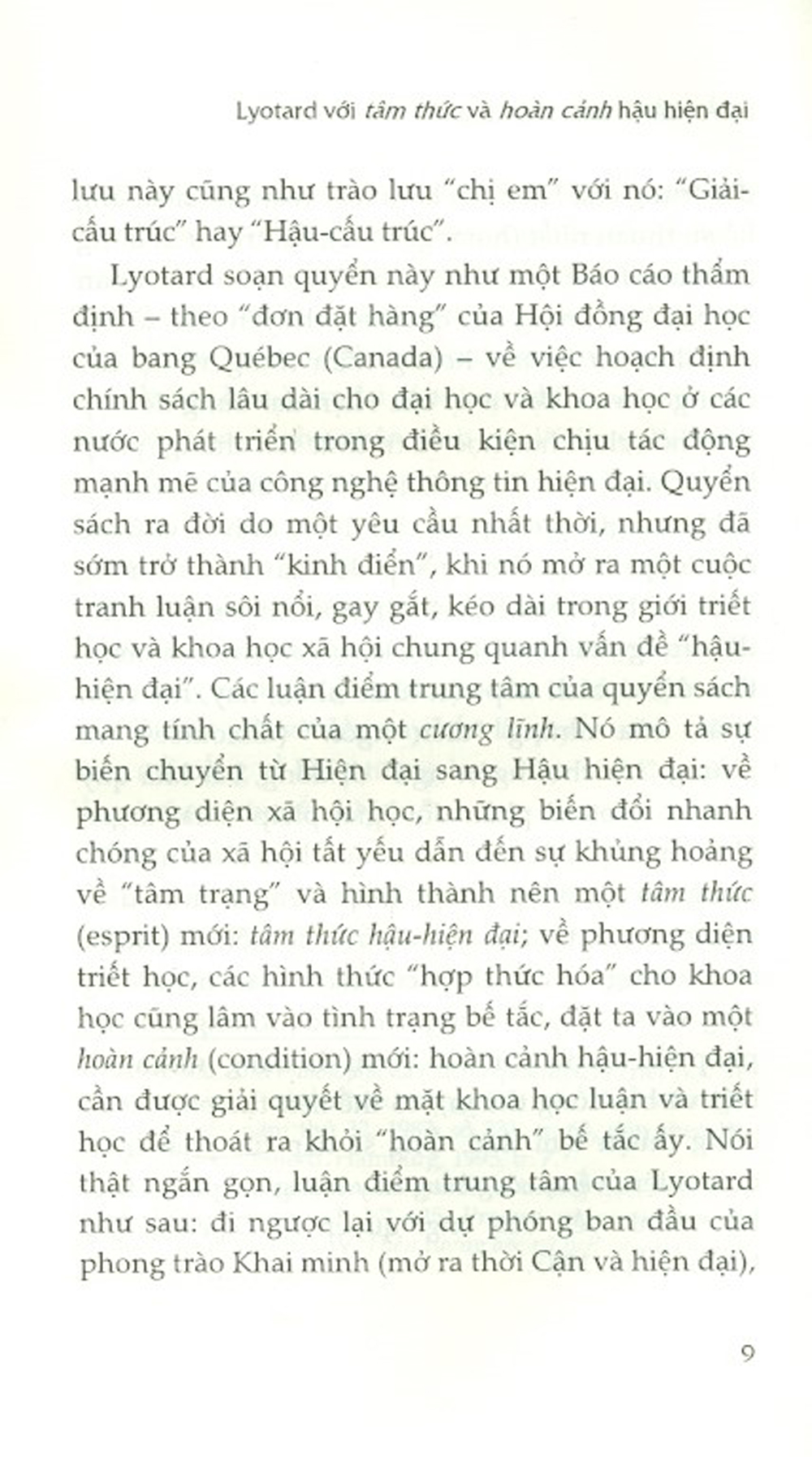 Hoàn Cảnh Hậu Hiện Đại