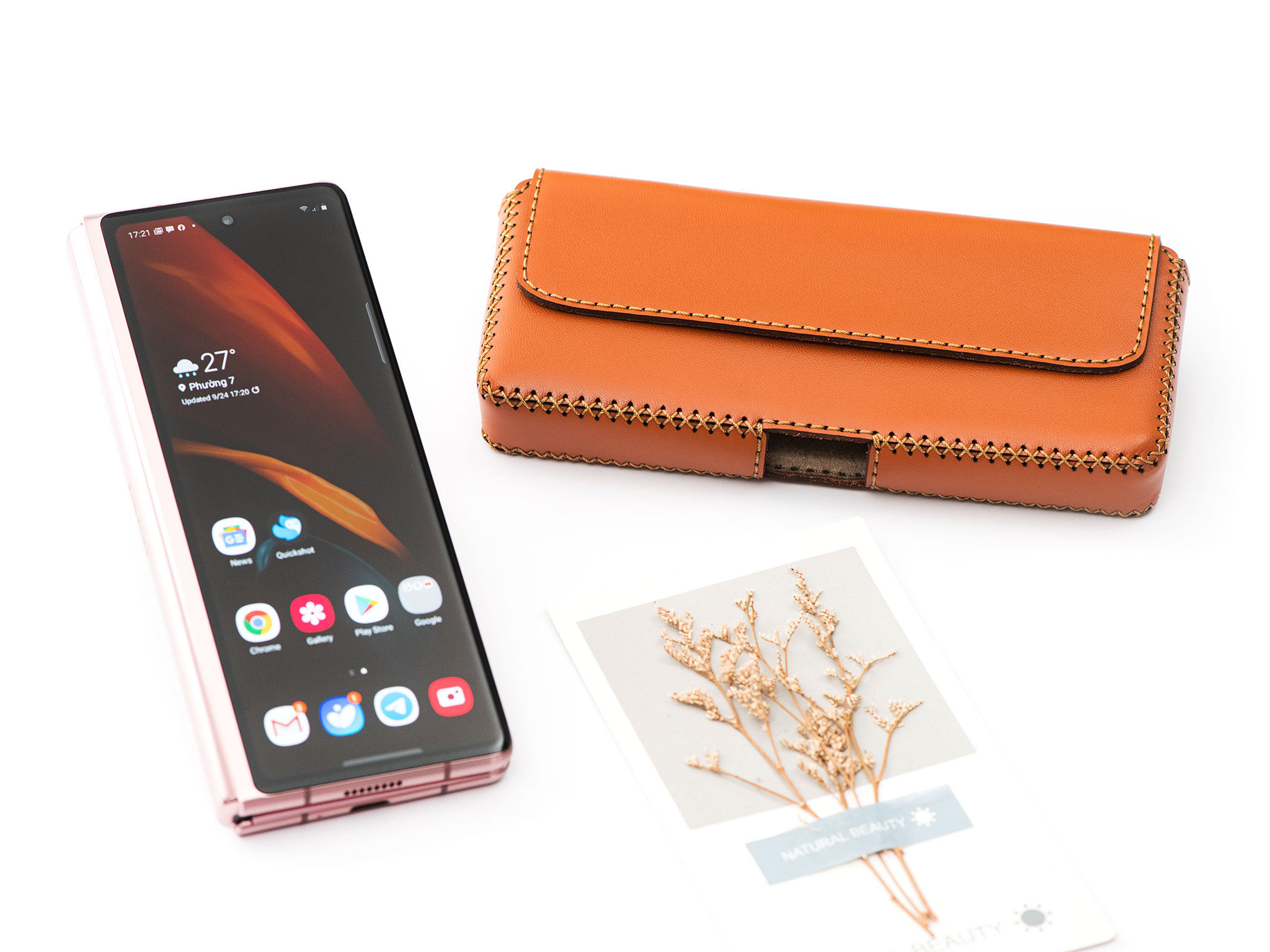 BAO DA ĐEO LƯNG SAMSUNG GALAXY Z FOLD 2 - CHÍNH HÃNG KHACTEN.COM