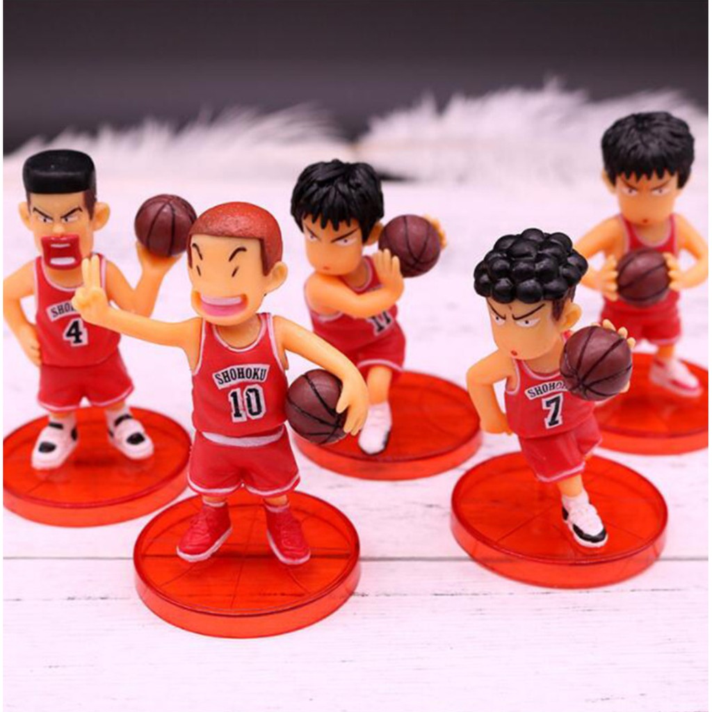 Set cầu thủ bóng rổ trang trí bánh kem