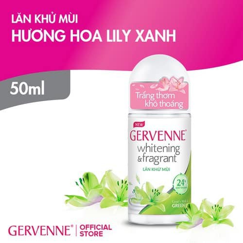 Lăn khử mùi hương nước hoa Gervenne 50ml (3 mùi)