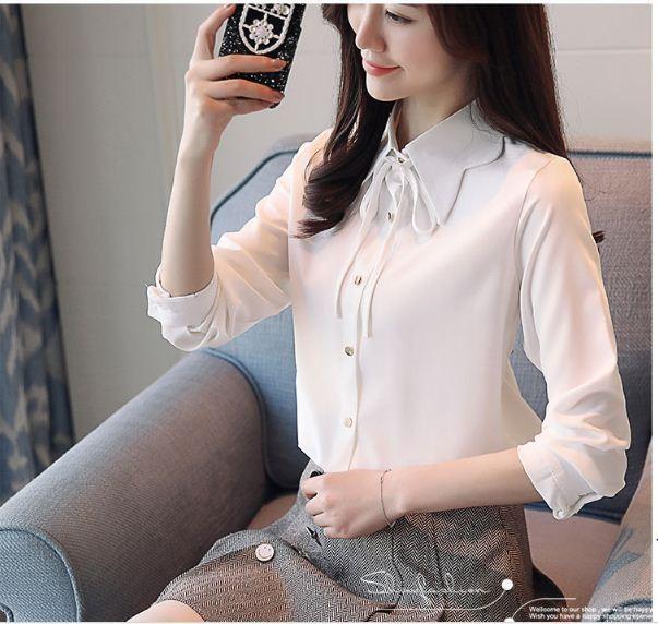 [HCM]Áo sơ mi cổ gợn sóng Nana