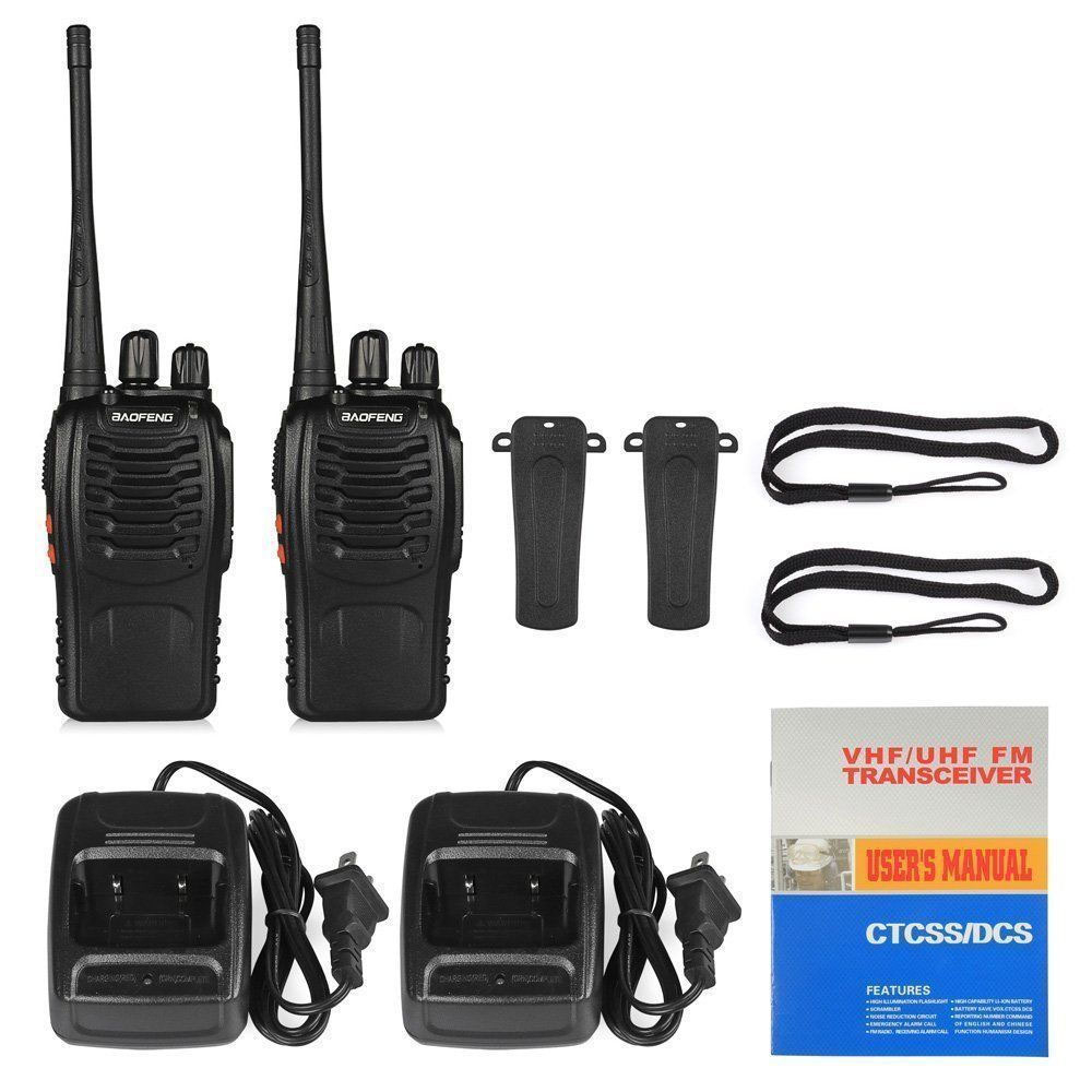 Combo 2 cái bộ đàm baofeng bf888s kèm tai nghe cự ly đến 5km full phụ kiện, 16 kênh tần số 400.00- 470.00mhz