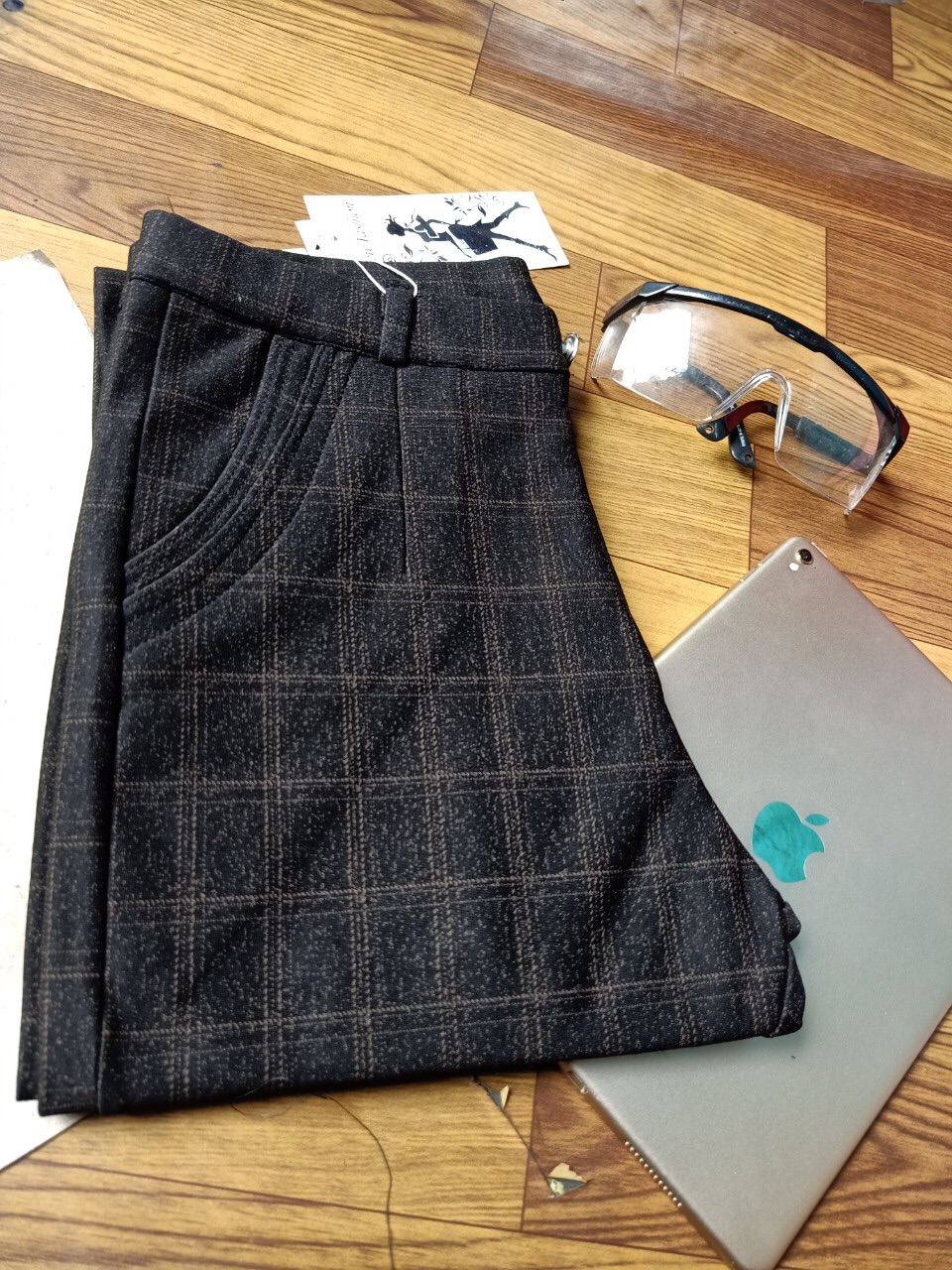 [HCM]QUẦN cotton dài sọc co giãn