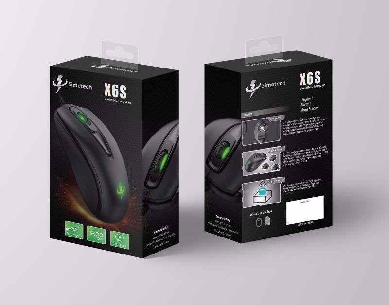 [HCM]Chuột Simetech X6S USB LED