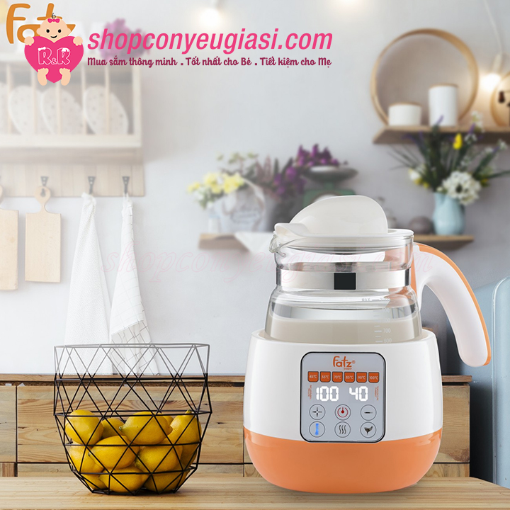 [HCM]Máy Đun Và Hâm Nước Điện Tử Fatzbaby FB3502SL 1000ml