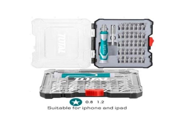 Bộ tuốc nơ vít điện tử 32 chi tiết total tacsd30326