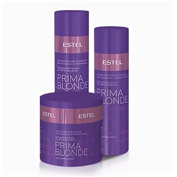 Bộ gội xả ủ tóc tím ESTEL của NGA khử vàng giữ màu và cung cấp dưỡng chất cho tóc tẩy ESTEL PROFESSIONAL PRIMA BLONDE