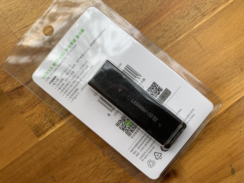 Card Reader SD, TF to USB 3.0 Ugreen 40750 cao cấp
