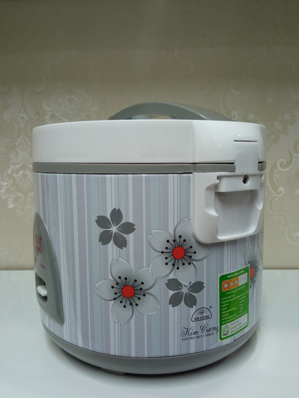 Nồi Cơm Điện Kim Cương 1.8 Lít  Gài (Bảo Hành Chính Hãng 12 Tháng)- (3-6 người ăn)