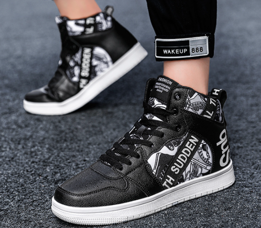 Giày Sneaker Cổ Cao Thời Trang