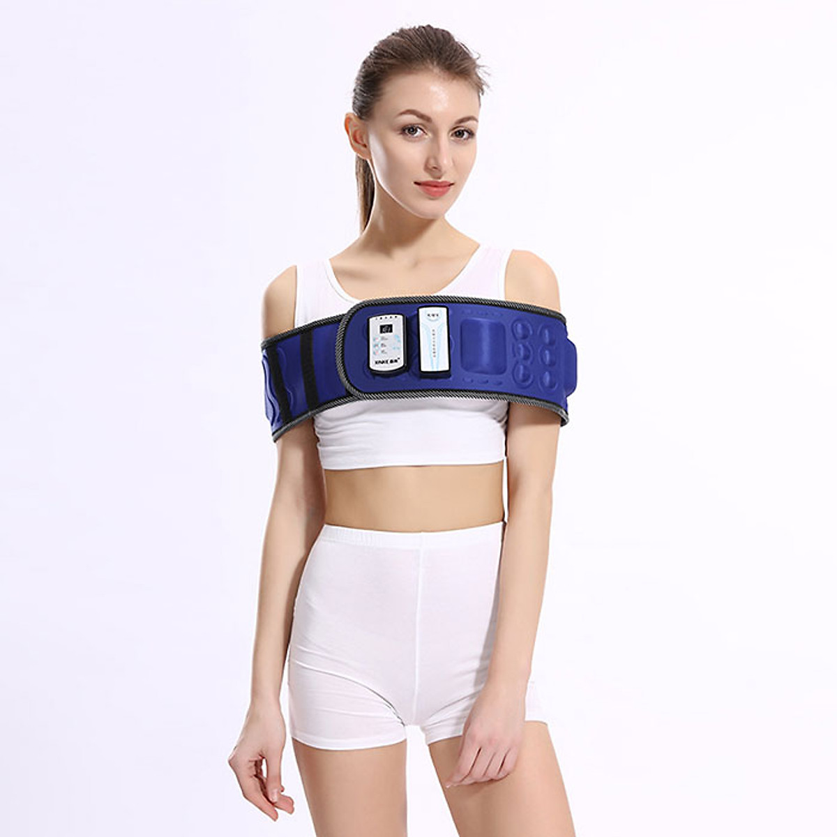 [HCM]ĐAI MASSAGE RUNG GIẢM MỠ BỤNG X5