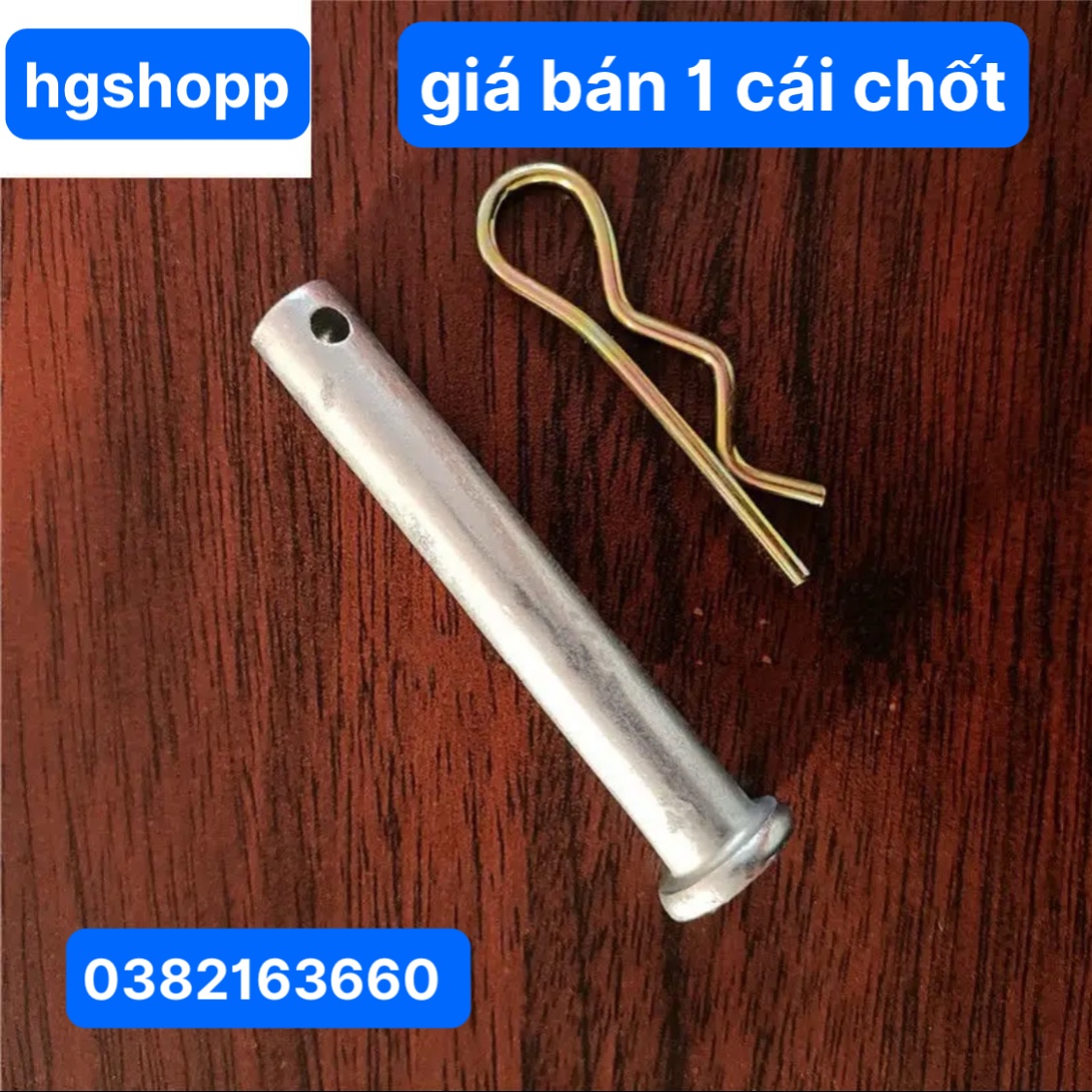 1 cái chốt khóa bánh lồng máy cày dài 5cm số lượng 1 cái