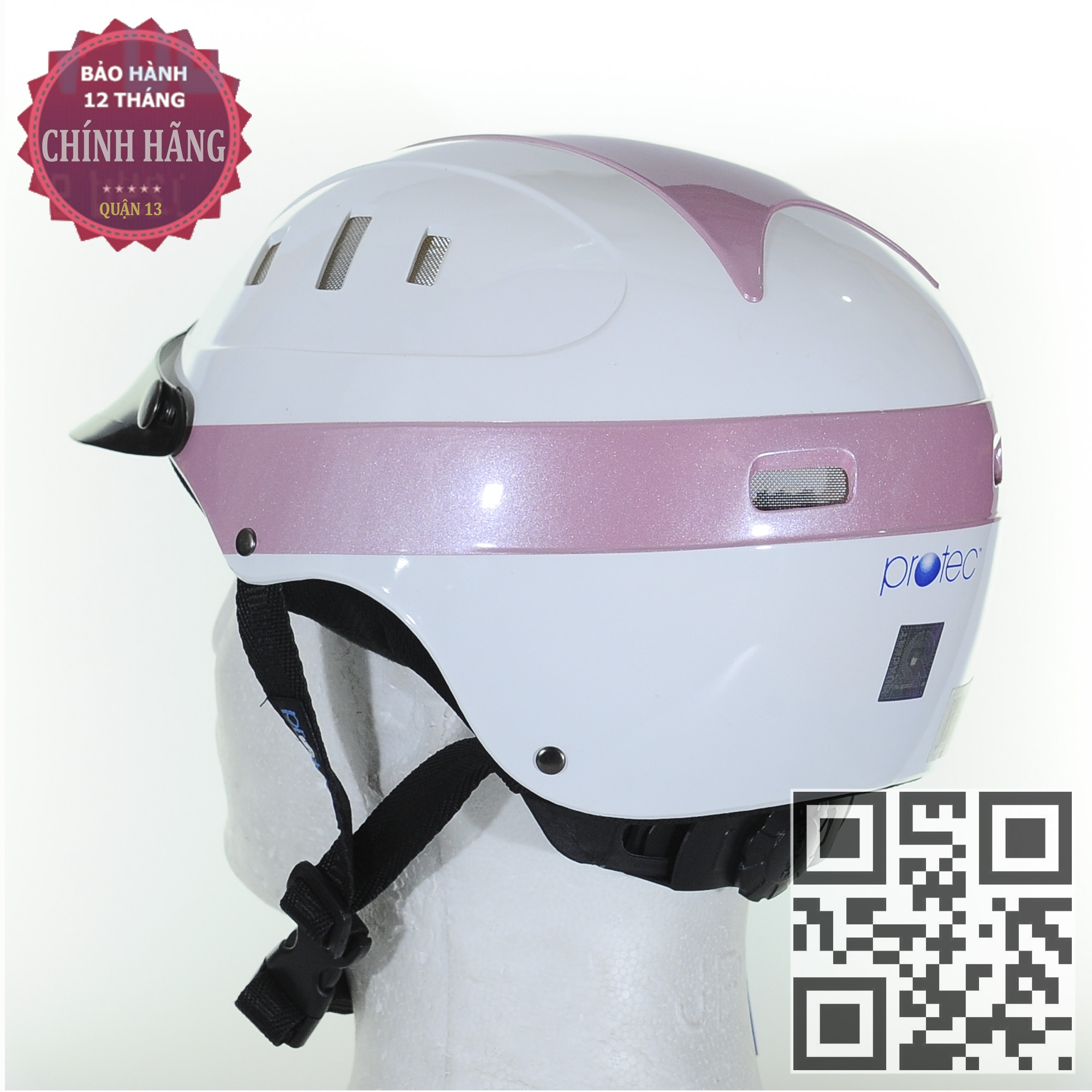 [Voucher Freeship Max] Mũ Bảo Hiểm Protec Rosa Kiểu Nữa Đầu