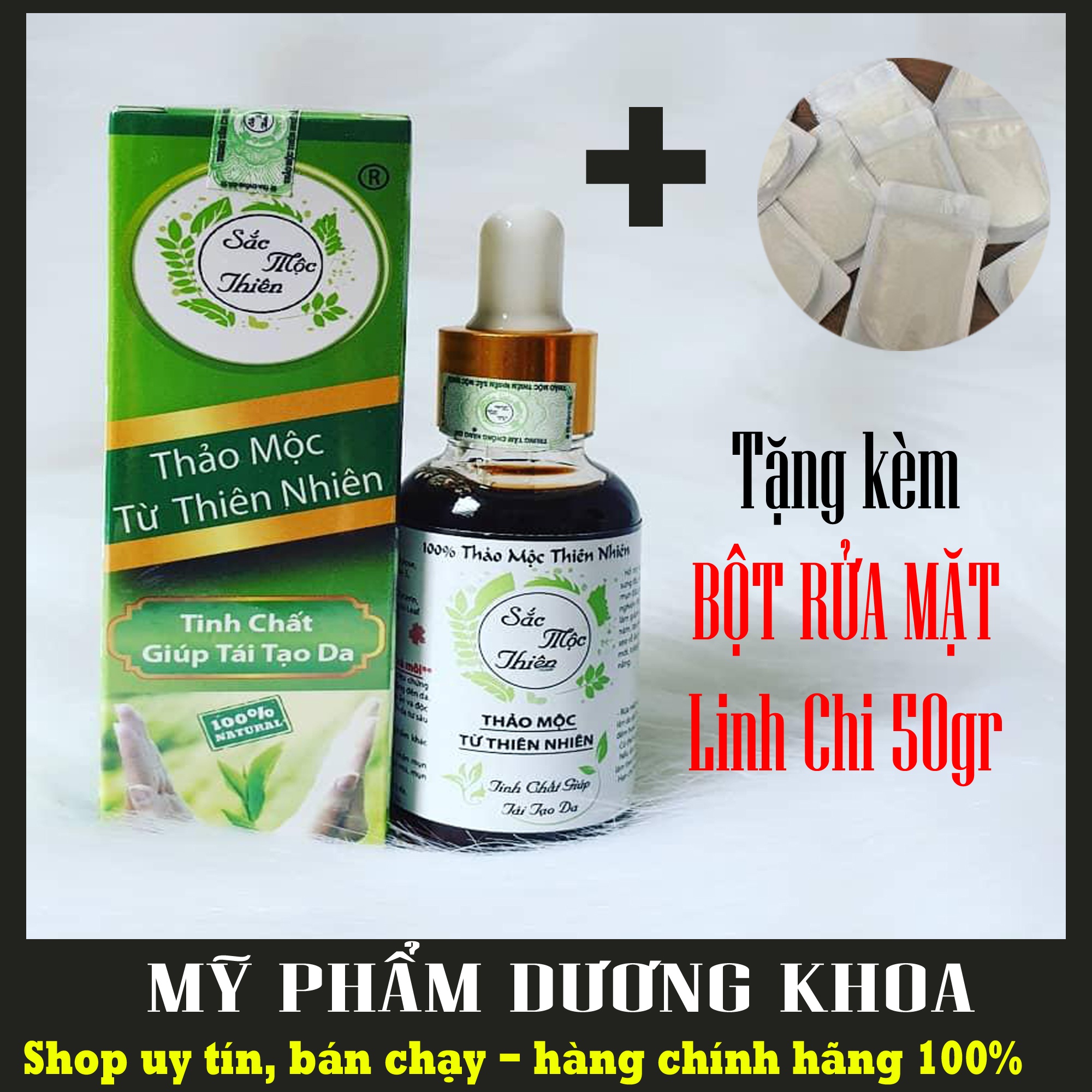[HCM]Tái Tạo Da Mụn Sắc Mộc Thiên 30ML HÀNG CHÍNH HÃNG (Tặng bột + mặt nạ)
