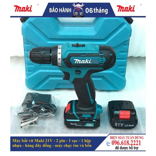 máy khoan pin máy bắt vít 36V kèm phụ kiện