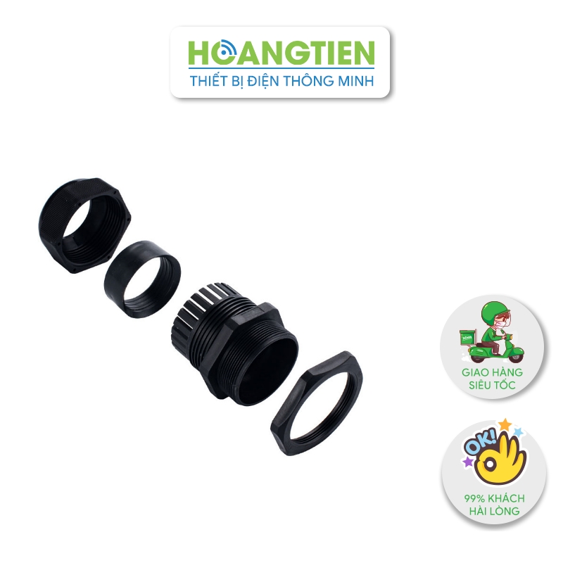 Ốc siết cáp chống nước nhựa IP68 PG
