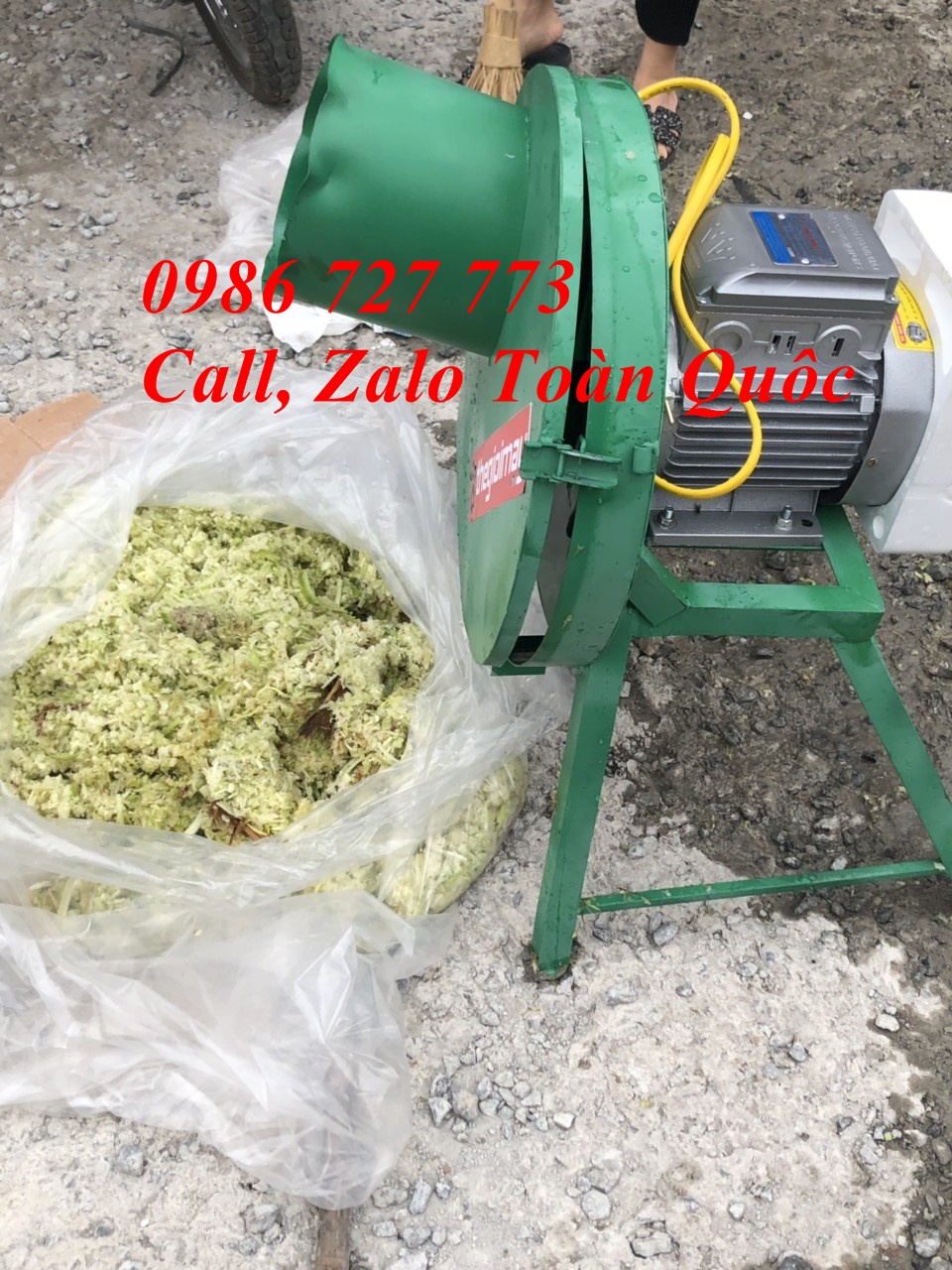 Khung máy băm chuối mịn nguyên cây , khung máy thái chuối mịn