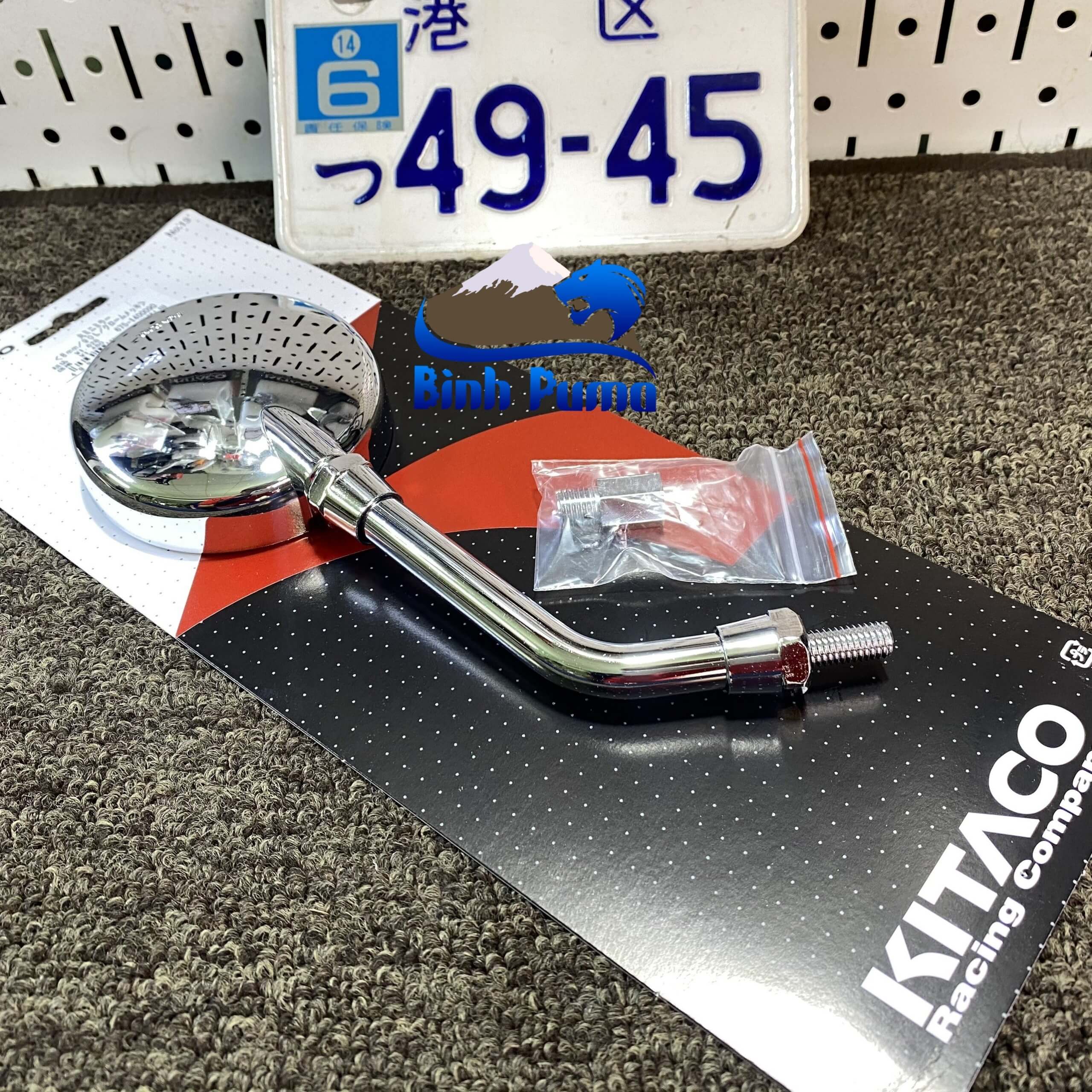 [HCM]KÍNH CHIẾU HẬU TRÒN KITACO (Chân dài)