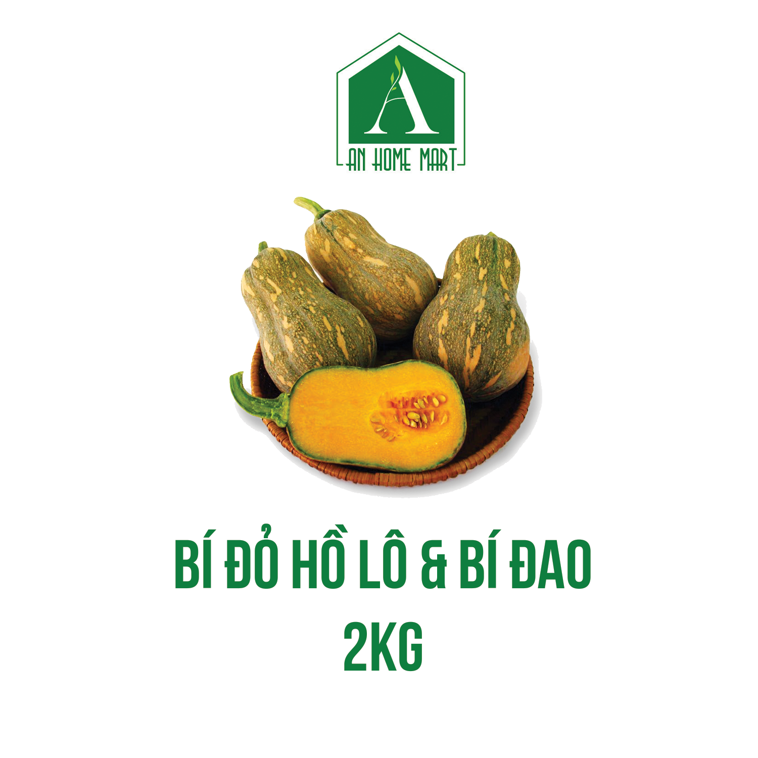 [HCM - Rau củ quả] Combo 2kg Bí Đỏ Hồ Lô & Bí Đao
